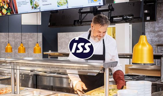 ISS compte sur l'affichage numérique dans ses restaurants pour les clients finaux