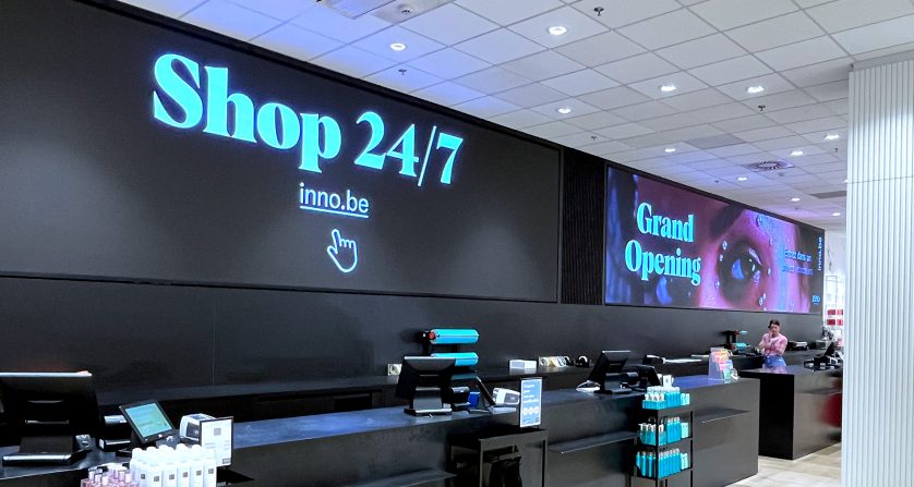 L’INNO fait passer l’expérience du shopping à un niveau supérieur grâce aux LED d’intérieur